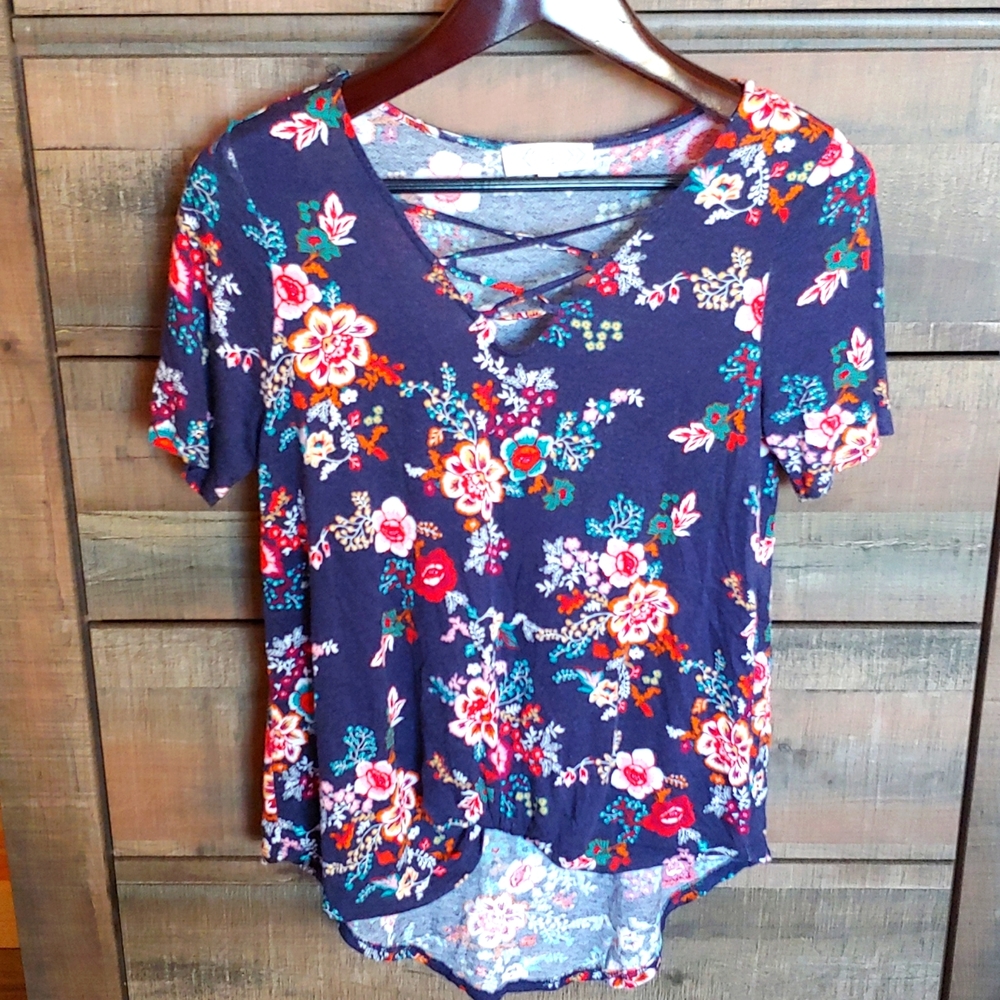 Pink Rose tunic top